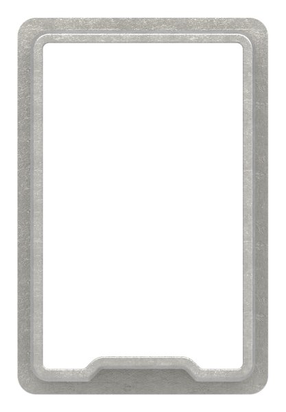 Steckverbinder V4A fuer Rohr 60 x 40 x 2 mm gerade-88.1110106040