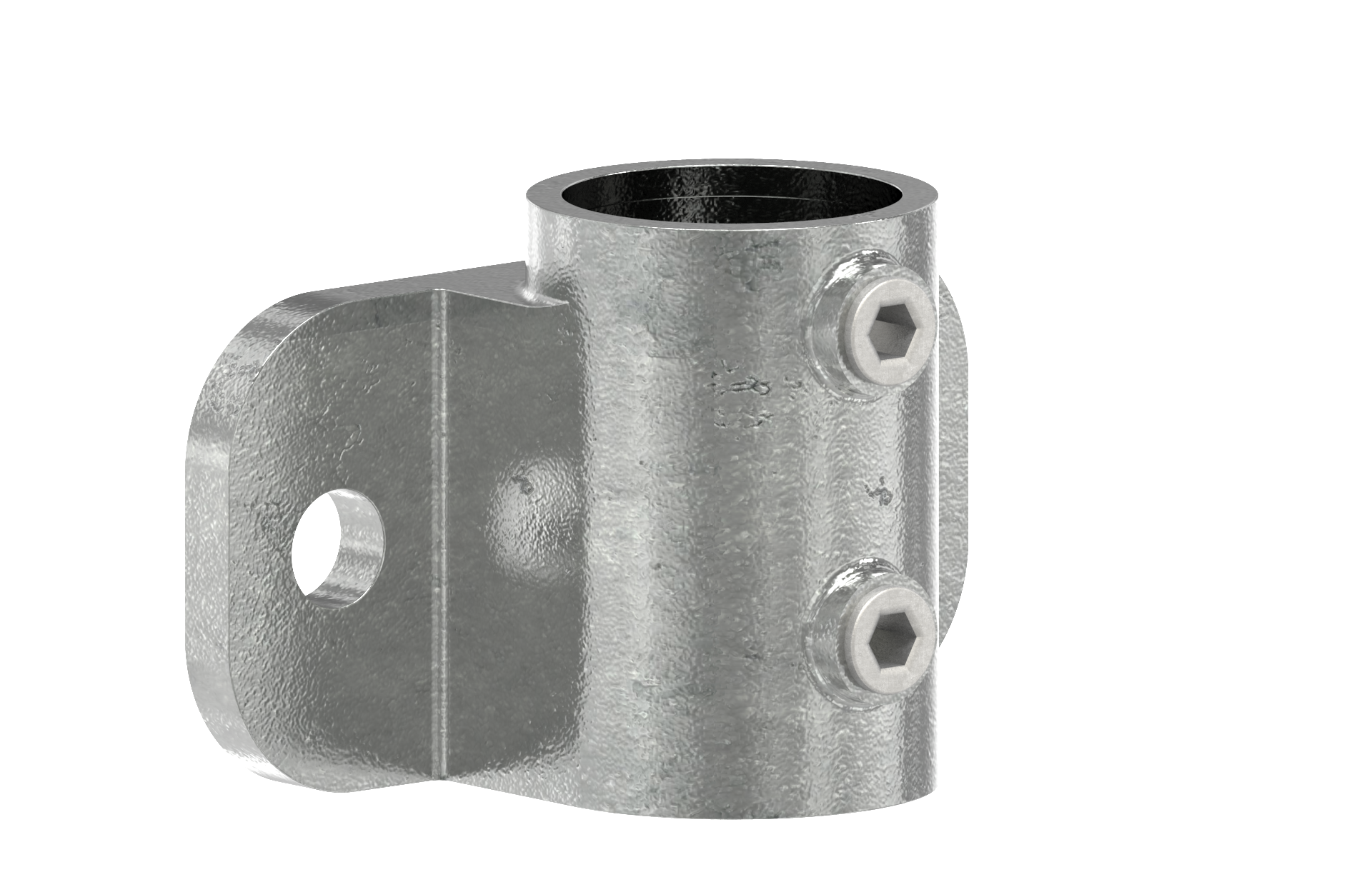Rohrverbinder - Wandhalter massiv - 246B34 - 33-7 mm - 1- - Feuerverzinkt u. Elektrogalvanisiert-246B34