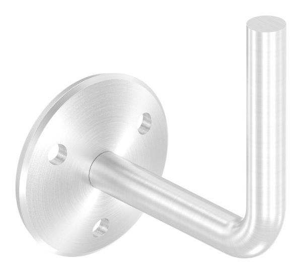 Handlaufhalter mit Ronde 58x4 mm zum Anschweißen V2A