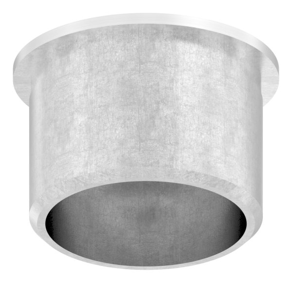 Stopfen | für Rohr-Ø: 33,7x2,0 mm | leicht gewölbt | Gewinde: M8 | V2A