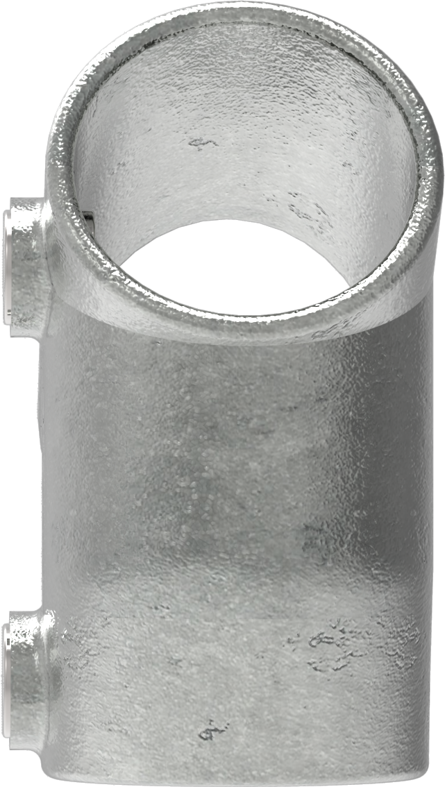 Rohrverbinder - T-Stueck kurz 30-60° - 129B34 - 33-7 mm - 1- - Feuerverzinkt u. Elektrogalvanisiert-129B34