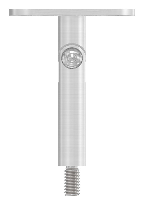 Gelenkstift mit Halteplatte | Anschluss: flach | V2A