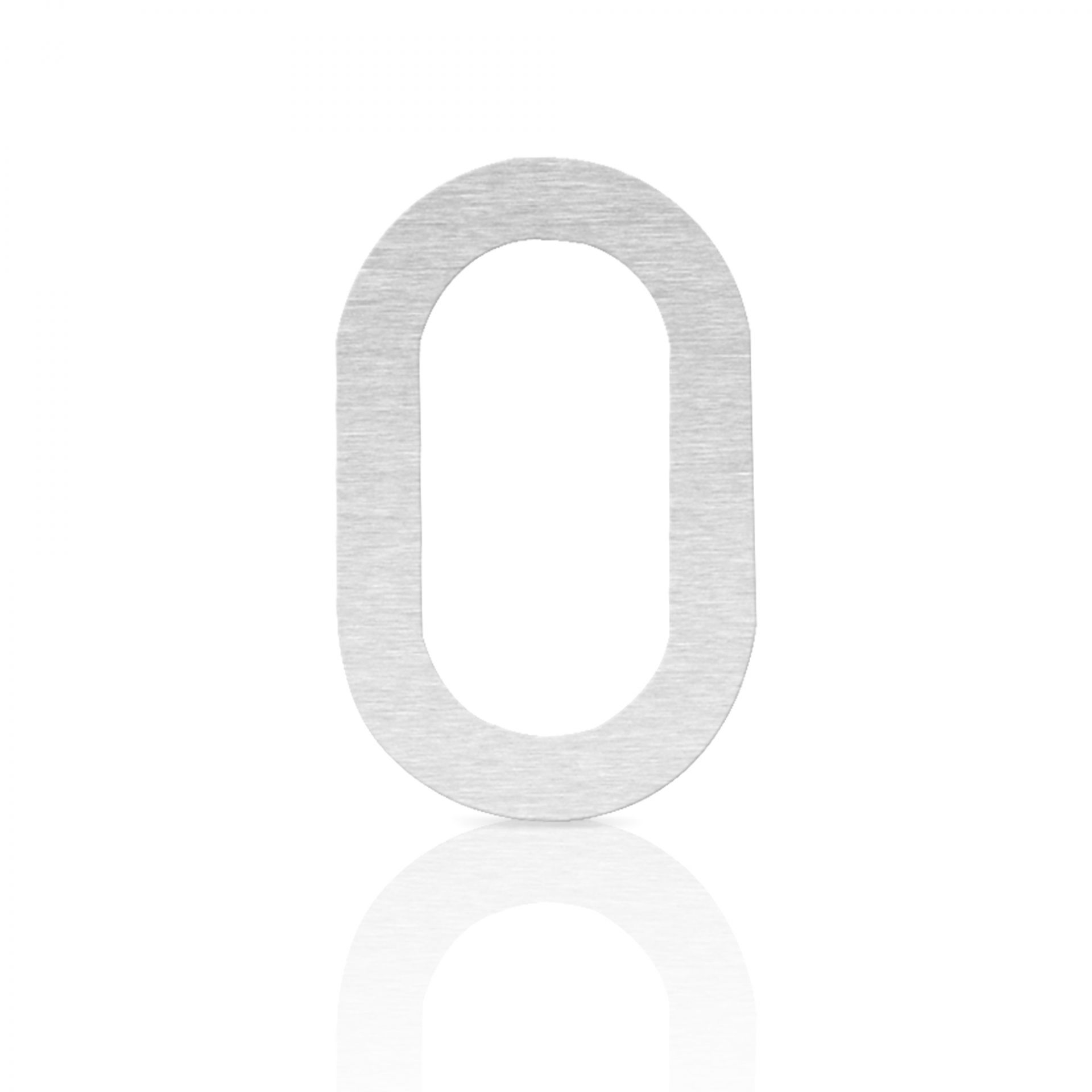Hausnummer Edelstahl 100 mm x 160 mm Ziffer 0-88-1164200.072