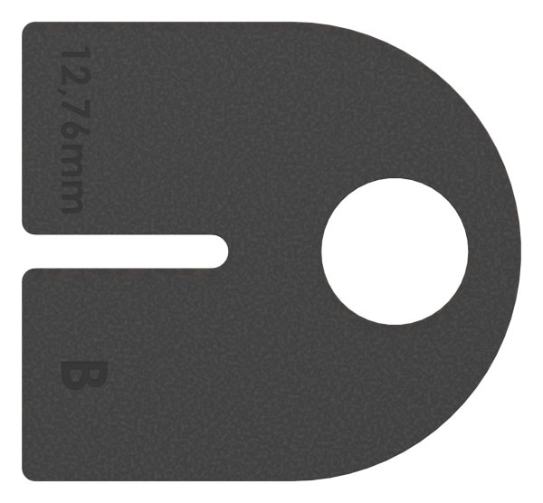 1 Paar Gummis zu Glasklemme 63x45x30 mm AbZ fuer 12-76 mm Glas VSG-10-2413.0