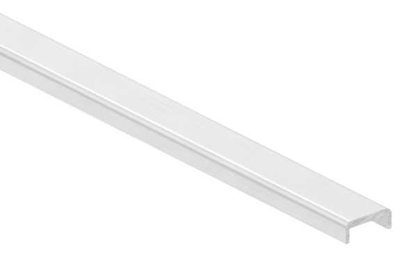 Kantenschutz EXTRA SLIM, für Glas 10,00 - 11,52mm, L=2m, Aluminium E4/EV1