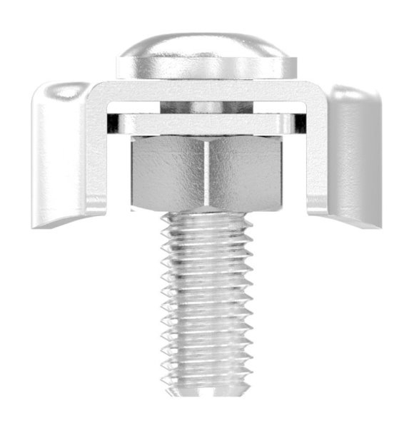 Duplexklemme | für Seil Ø 8 mm | V4A
