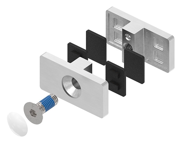 Glasausrichter - fuer Glas- 12-76-13-52 mm - V2A-12-4035.4
