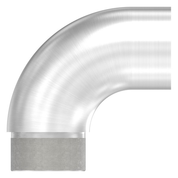 Anschlussbogen 90° für Rundrohr Ø 42,4x2,0 mm V2A