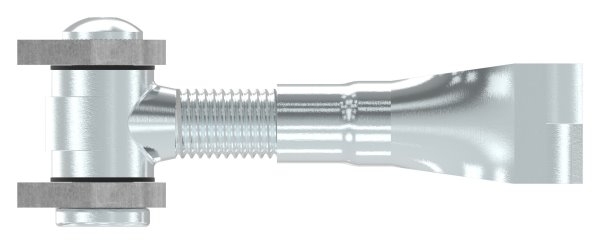 Torband M22 verstellbar zum einmauern Stahl (roh) S235JR