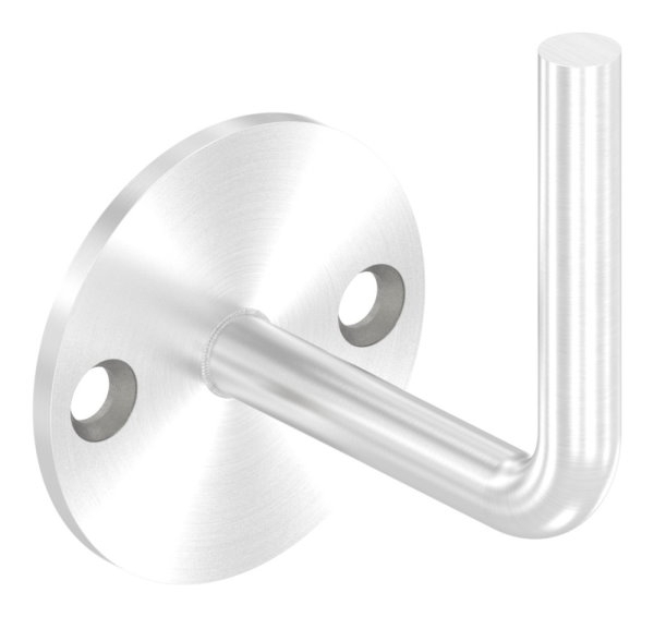Handlaufhalter V4A Ronde Ø70x4 mm Buegel Ø12 mm Wandabstand 80 mm zum Anschweissen-88-1150300-V4A-G.V