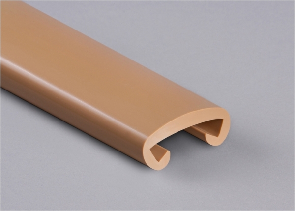 Kunststoffhandlauf fuer 40 x 8 mm- sandbeige- Rolle 25 m-88-11F408.030