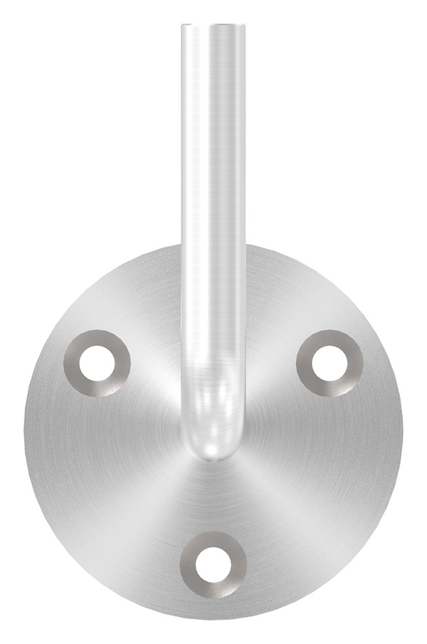 Handlaufhalter mit Ronde 70x4 mm zum Anschweißen V2A