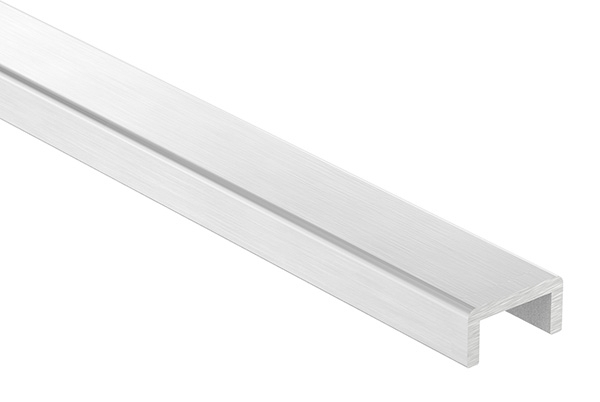 Kantenschutz - Masse- 24x12x3 mm - Laenge- 3000 mm - Aluminium elox- E4-EV1-12-4016.6