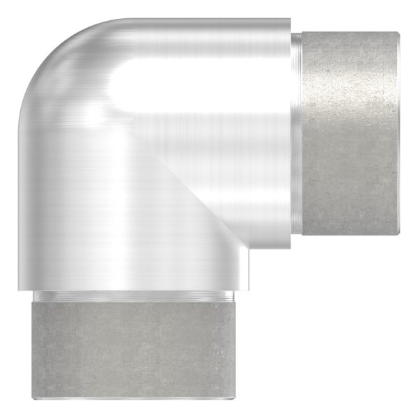 Eckbogen 90° eng, für Rundrohr Ø 42,4x2,6 mm V2A
