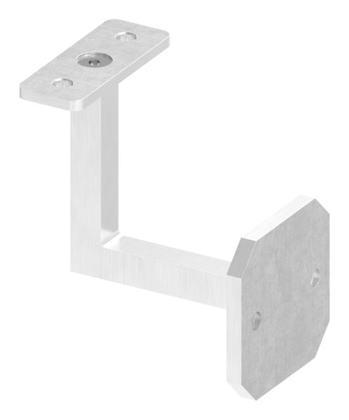 Handlaufhalter eckig mit gerader Halteplatte