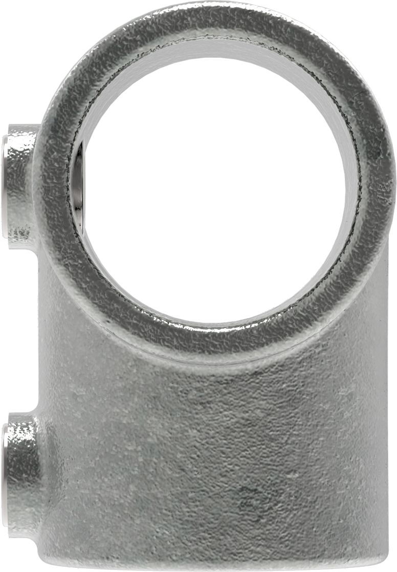Rohrverbinder T-Stueck kurz verstellbar 0-11° Ø 42-4 mm -1 1-4- - Temperguss verzinkt - 153C42-153C42