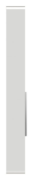 Alu-Kurzschild - Masse- 30x88x10 mm - Form- vierkant - Aluminium EV1-12-3037.6