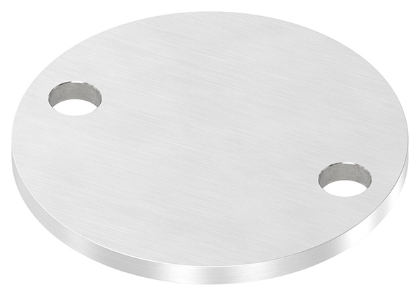 Ankerplatte Maße: 100x6 mm Längsschliff V2A