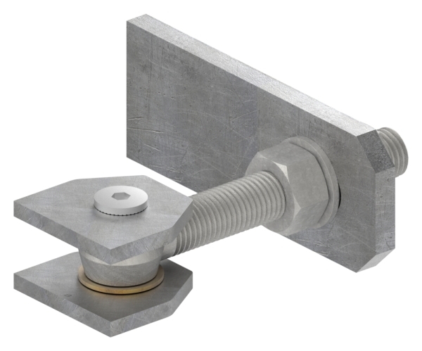 Torband M24 verstellbar Langlochlasche Stahl (roh) S235JR