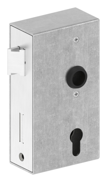 Schlosskasten - Masse- 173x94-5x50 mm - Dorn- 60 mm - Stahl -roh- S235 JR-30-3204.8