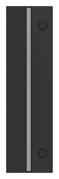 Anschlag fuer Gittertorschloss GTS 2- RAL 9005 schwarz-88-1156703-ALU.9005