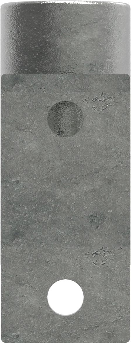 Rohrverbinder - Wandhalter Platte vertikal - 144D48 - 48-3 mm - 1 1-2- - Feuerverzinkt u. Elektrogalvanisiert-144D48