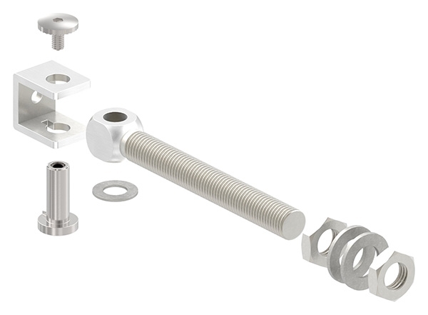 Torband M20 mit langem Gewinde V2A