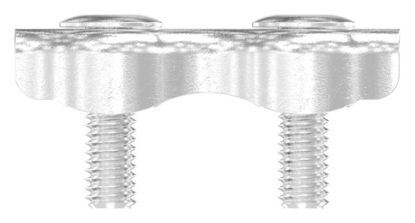 Duplexklemme - fuer Seil Ø 2 mm - V4A-11-2929.2