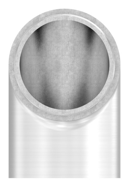 Endstueck 90° flach-eckig- fuer Rundrohr Ø 42-4x2-0 mm V2A-11-3391.4