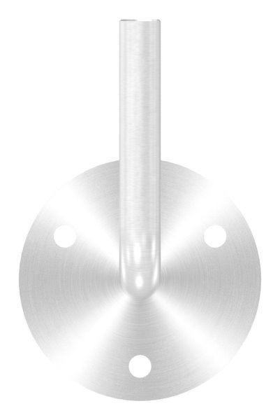 Handlaufhalter mit Ronde 70x4 mm zum Anschweißen V2A