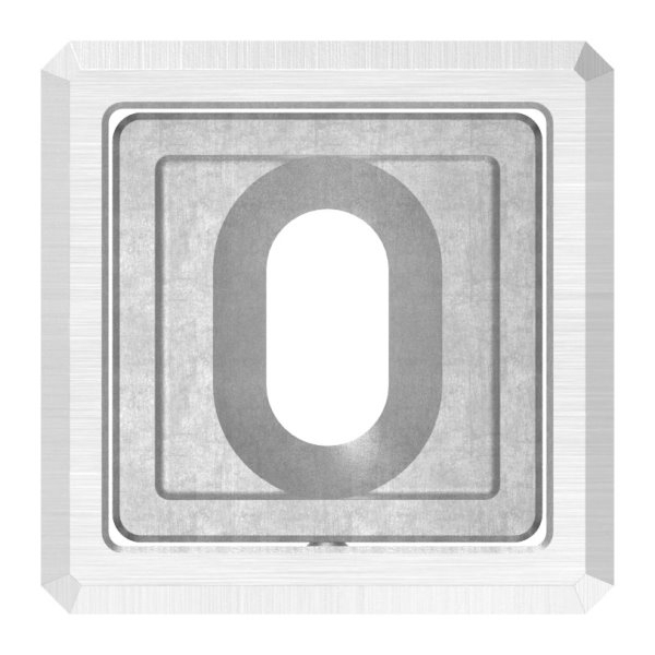 Wandbefestigung für Quadratrohr 30 x 30mm