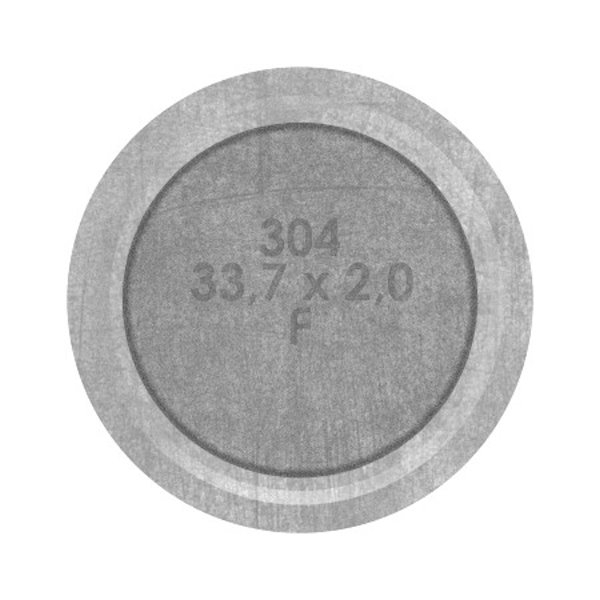 Handlaufstütze aus einem Stück für  33,7x2,0 mm V2A