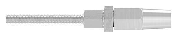 Gewindeterminal zur Selbstmontage | Für Seil Ø 3 mm | V4A