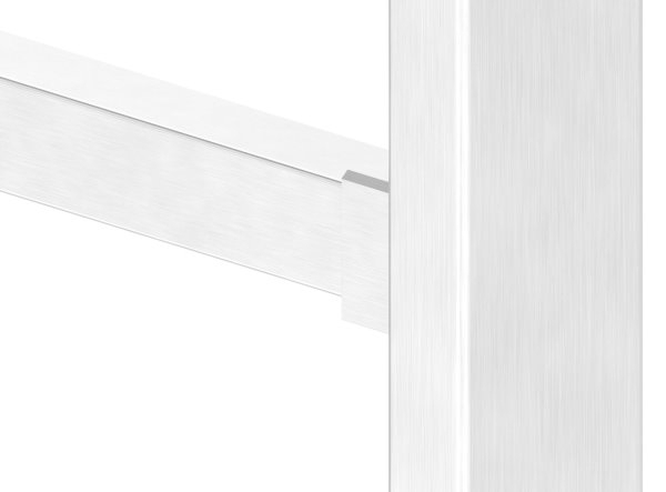 Wandbefestigung für Quadratrohr 30 x 30mm