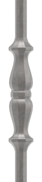 Zwischenstab | Länge: 900 mm | Material: 14 mm | rund, gehämmert | Stahl S235JR, roh