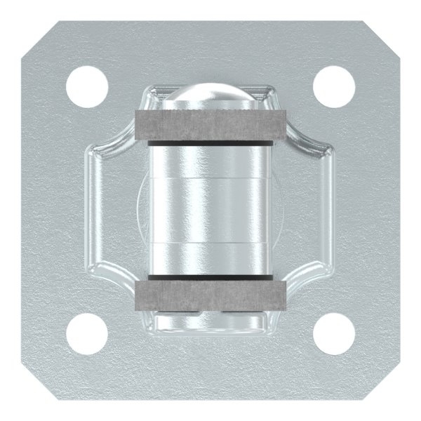 Torband M22 | verstellbar | mit Befestigungsplatte | Stahl (Roh) S235JR