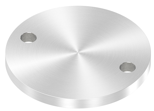 Ankerplatte Ø 120 x 10mm, mit Rundschliff, V2A
