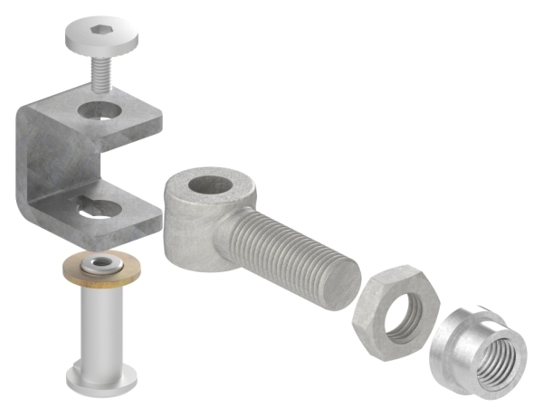 Torband M16 verstellbar schweissbar Stahl -roh- S235JR-30-3505.8