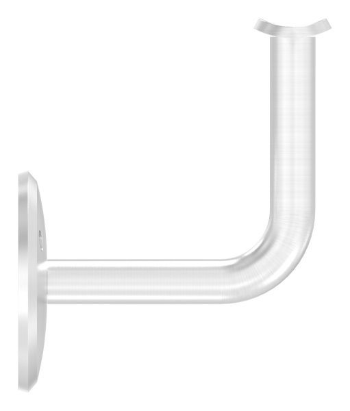 Handlaufhalter mit Ronde 70x5 mm und Halteplatte für Ø 42,4 mm V2A