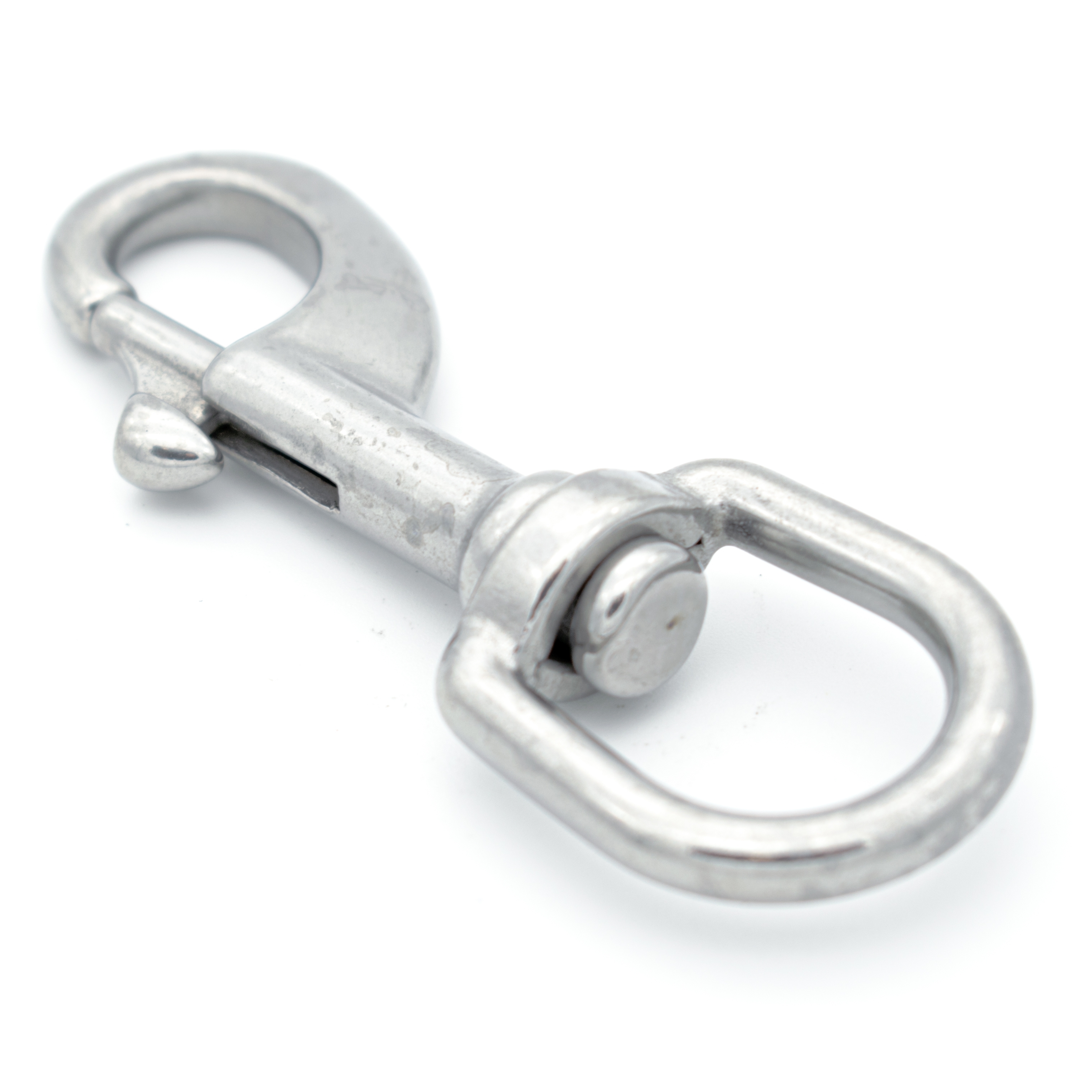 Wirbelkarabiner V4A 90 mm - VPE: 5