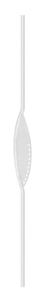 Designstab Edelstahl V2A Ø 12 mm L = 950 mm geschliffen Korn 240-88-1156126.240