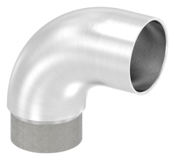 Anschlußbogen 90° V2A für Rundrohr Ø 42,4 x 2,0 mm