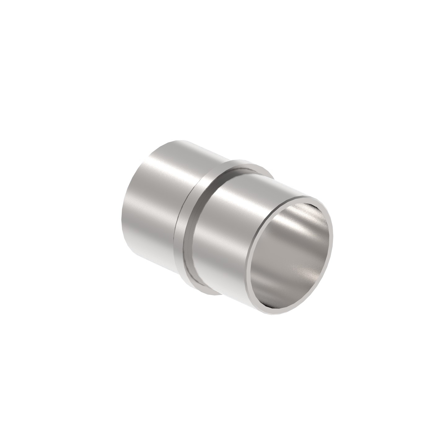 Verbinder Muffe für Rundrohr | Maße: Ø 42,4x2,0 mm | V2A