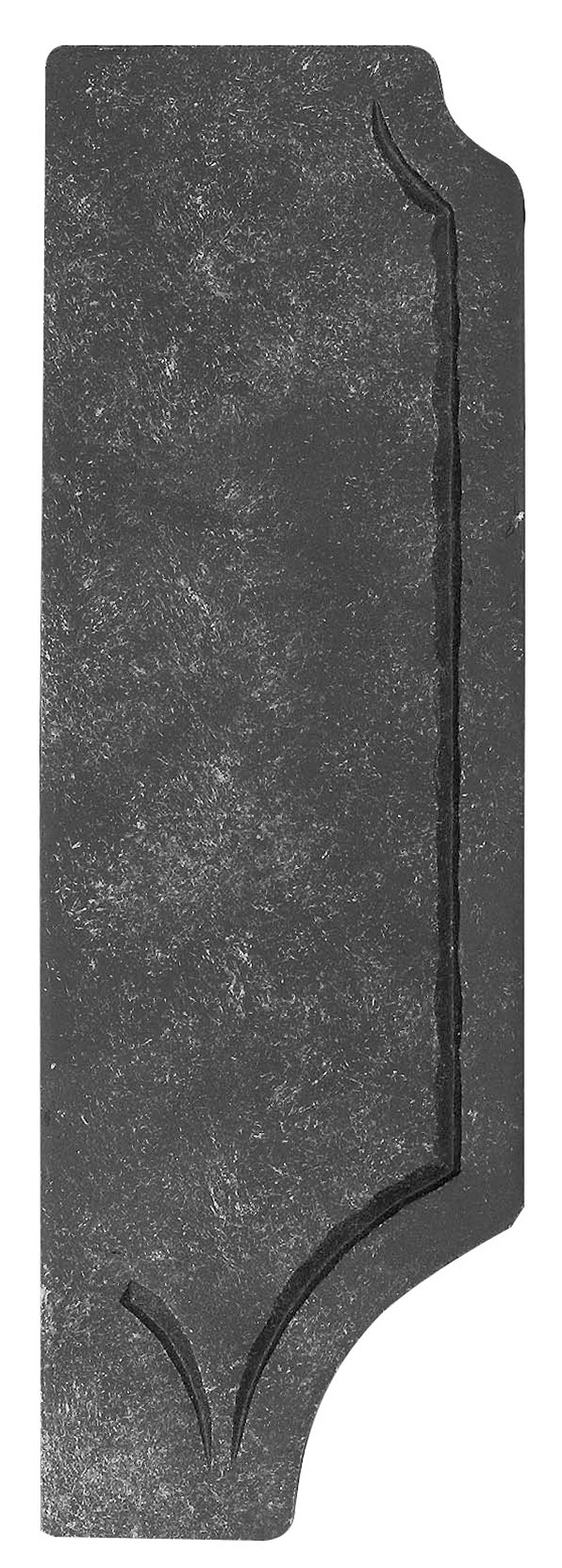 Schlossplatte rechts - Masse- 85x260x4 mm - ungelocht - Stahl S235JR- roh-30-3331.8