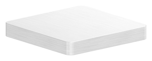 V2A Flachkappe für QR 30x30