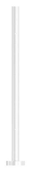 Gelaenderpfosten - fuer 4 Glasklemmen M8 - 180° versetzt - Laenge- 880 mm - V2A-14-0011.4