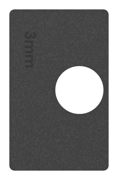 1 Paar Gummis zu Glasklemme 45x45x26 mm AbZ für 3 mm Blech