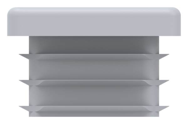 Kunststoffkappe fuer Rechteckrohr 50x30mm-88-11179-50X30-3.G