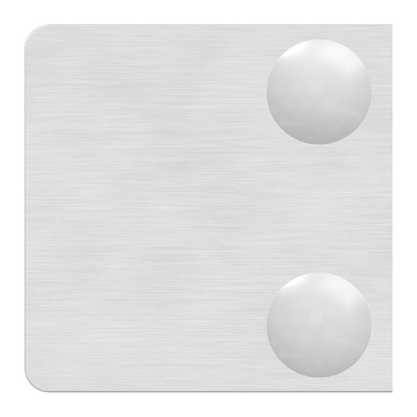 Glasklemme 30x30x18 mm Flach, für 1,5 mm Blech