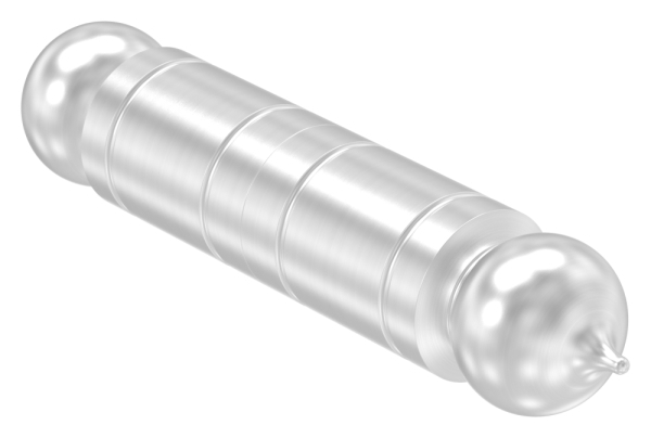 Anschweißband Torband Edelstahl mit festem Stift - Dorn 11mm